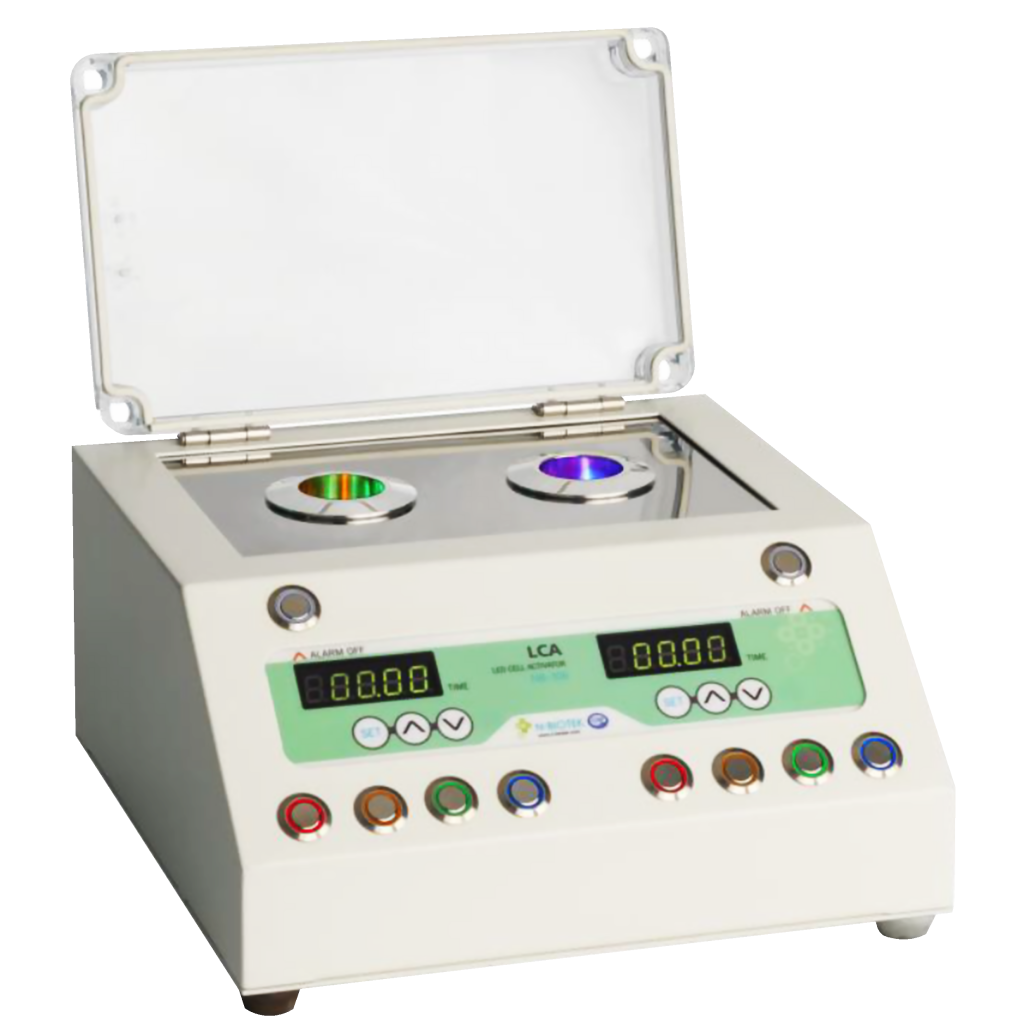 Cell activation with LED